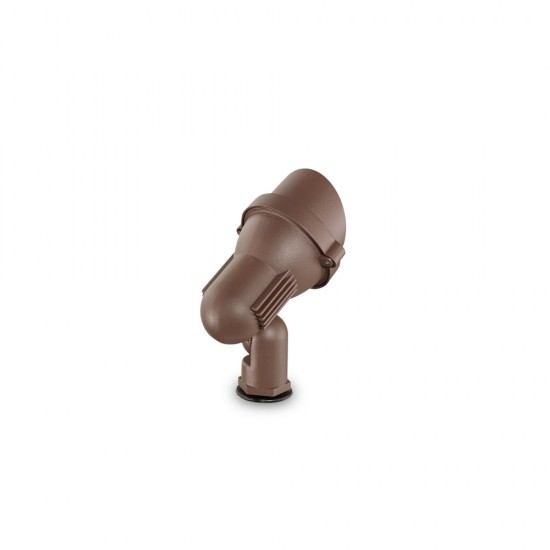 Proiector Exterior Ideal Lux Terra Pt1 Small Coffee Gu10, Coffee, 163727, Italia