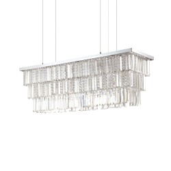 Candelabru Ideal Lux Martinez Sp8 Cromo E14, Crom, 166360, Italia