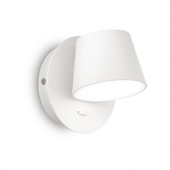 Aplica Ideal Lux Gim Ap Bianco Led, Alb, 167152, Italia