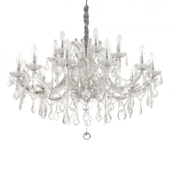 Candelabru Ideal Lux Napoleon Sp16 Cromo E14, Crom, 167268, Italia