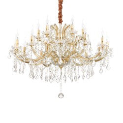 Candelabru Ideal Lux Napoleon Sp16 Oro E14, Auriu, 167411, Italia
