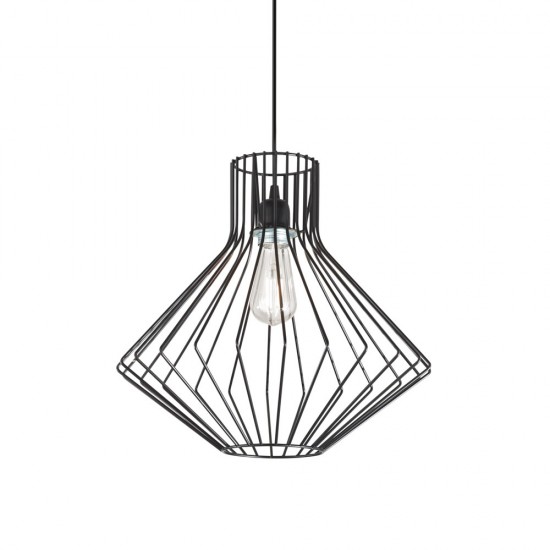 Pendul Ideal Lux Ampolla-4 Sp1 Nero E27, Negru, 167497, Italia
