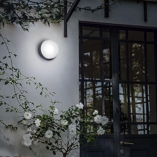 Plafoniera Exterior Ideal Lux Urano Pl1 Small Antracite Gx53, Antracit, 168111, Italia
