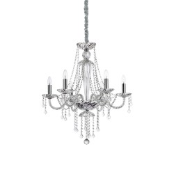 Candelabru Ideal Lux Amadeus Sp6 E14, Crom, 168753, Italia