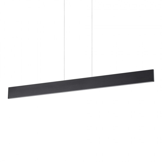 Pendul Tehnic Ideal Lux Desk Sp1 Nero Led, Negru, 173245, Italia