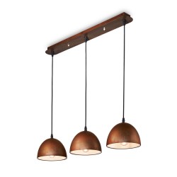 Suspensie Ideal Lux Folk Sp3 Rame E27, Negru, 174235, Italia