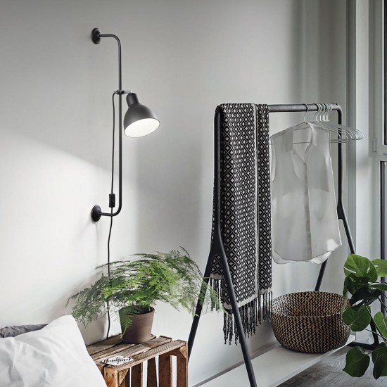 Aplica Tehnica Ideal Lux Shower Ap1 E27, Negru, 179643, Italia