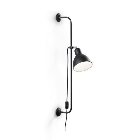 Aplica Tehnica Ideal Lux Shower Ap1 E27, Negru, 179643, Italia