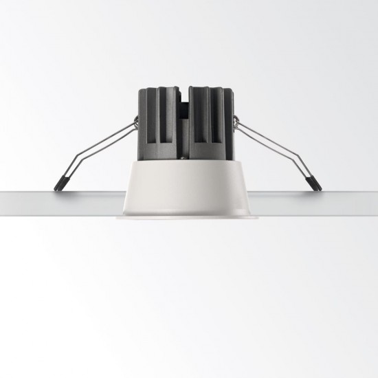 Downlight Incastrat Ideal Lux Game Round Wh Wh 3000K Led, Alb, 192291, Italia