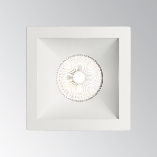 Downlight Incastrat Ideal Lux Game Square Wh Wh Led, Alb, 192376, Italia