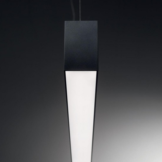 Corp Iluminat Downlight Ideal Lux Fluo Wide 1800 3000K Bk Led, Negru, 192567, Italia