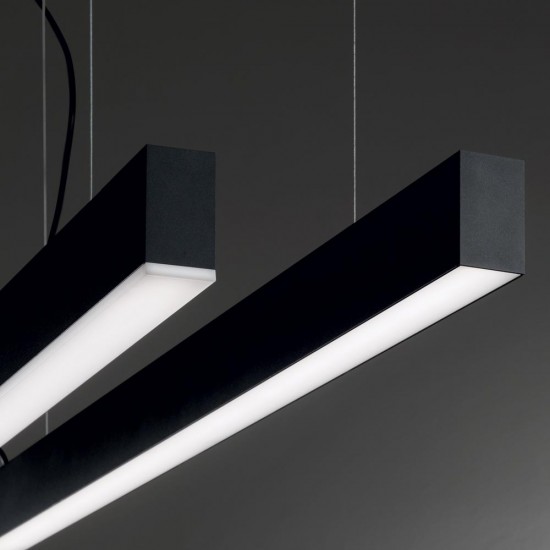 Corp Iluminat Downlight Ideal Lux Fluo Wide 1800 3000K Bk Led, Negru, 192567, Italia