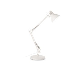 Lampadar Ideal Lux Wally Tl1 Total White E27, Alb, 193991, Italia