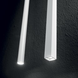 Pendul Tehnic Ideal Lux Ultrathin D040 Square Bianco Led, Alb , 194189, Italia