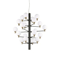 Candelabru Ideal Lux Copernico Sp20 Nero G9, Negru, 197333, Italia