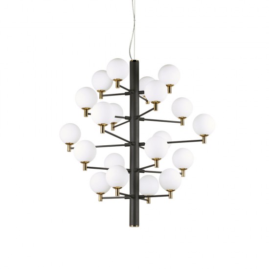 Candelabru Ideal Lux Copernico Sp20 Nero G9, Negru, 197333, Italia