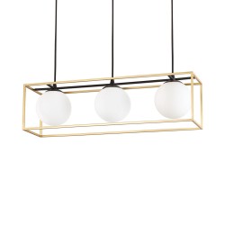 Suspensie Ideal Lux Lingotto Sp3 E14, Bronz, 198125, Italia