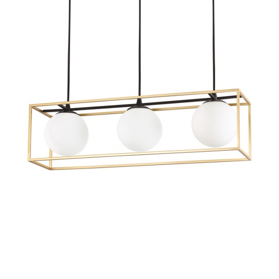 Suspensie Ideal Lux Lingotto Sp3 E14, Bronz, 198125, Italia