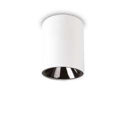 Downlight Circular Ideal Lux Nitro 15W Round Bianco Led, Gri, 205977, Italia