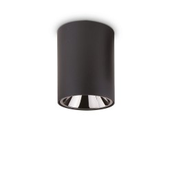 Downlight Circular Ideal Lux Nitro 15W Round Nero Led, Negru, 205984, Italia
