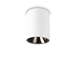 Downlight Circular Ideal Lux Nitro 10W Round Bianco Led, Gri, 205991, Italia