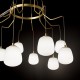 Candelabru Ideal Lux Karousel Sp10 G9, Auriu, 206394, Italia