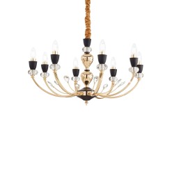 Candelabru Ideal Lux Vanity Sp8 E14, Auriu, 206622, Italia