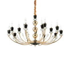Candelabru Ideal Lux Vanity Sp15 E14, Auriu, 206639, Italia