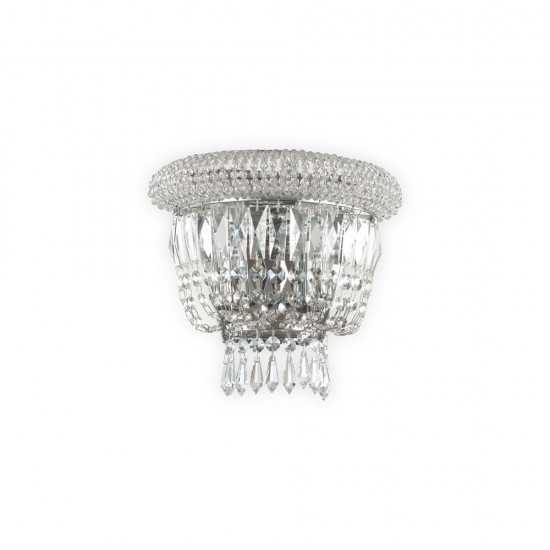 Aplica Ideal Lux Dubai Ap2 Cromo E14, Crom, 207155, Italia