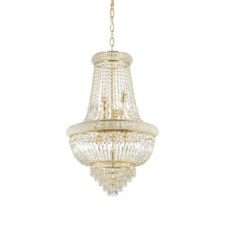 Candelabru Ideal Lux Dubai Sp10 Ottone E14, Auriu, 207216, Italia