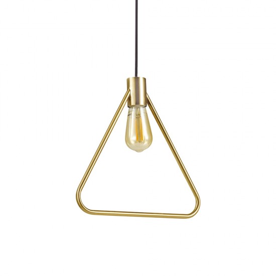 Pendul Ideal Lux Abc Sp1 Triangle E27, Auriu, 207834, Italia
