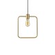 Pendul Ideal Lux Abc Sp1 Square E27, Auriu, 207858, Italia