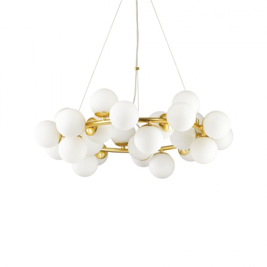 Candelabru Ideal Lux Dna Sp25 G9, Auriu, 208398, Italia