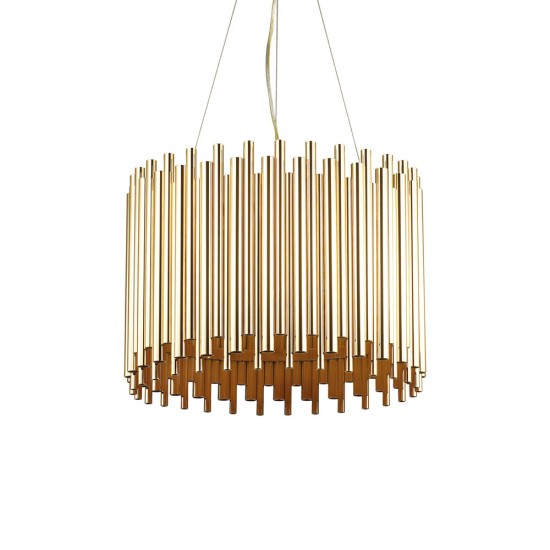 Suspensie Ideal Lux Pan Sp5 E27, Auriu, 208817, Italia