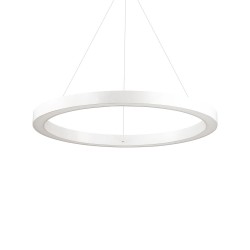 Suspensie Ideal Lux Oracle Round D70 Bianco Led, Alb, 211381, Italia