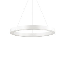 Suspensie Ideal Lux Oracle Round D60 Bianco Led, Alb, 211398, Italia