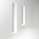 Pendul Tehnic Ideal Lux Tube D4 Bianco Led, Alb, 211459, Italia