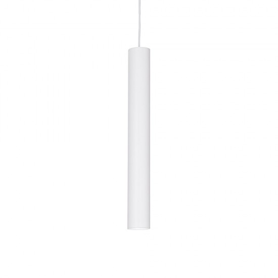 Pendul Tehnic Ideal Lux Tube D6 Bianco Led, Alb, 211701, Italia