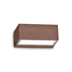 Aplica Exterior Ideal Lux Twin Ap1 Big Coffee G9, Cafeniu, 213330, Italia