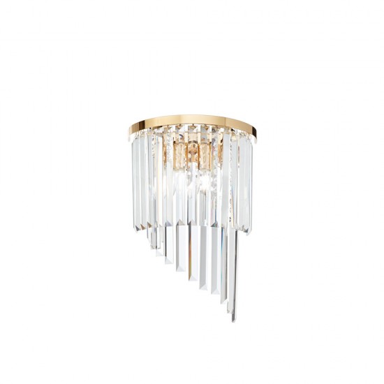 Aplica Ideal Lux Carlton Ap3 Oro E14, Auriu, 213491, Italia