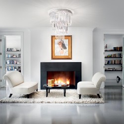 Candelabru Ideal Lux Carlton Pl12 Oro E14, Auriu, 213507, Italia