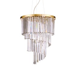 Candelabru Ideal Lux Carlton Sp12 Oro E14, Auriu, 213521, Italia