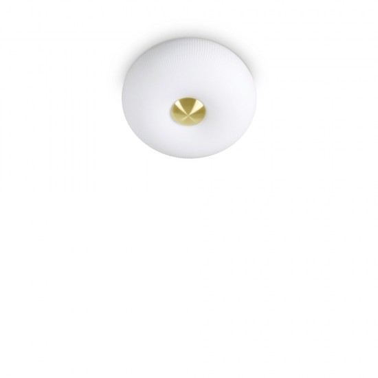Plafoniera Ideal Lux Arizona Pl2 Gx53, Auriu, 214498, Italia