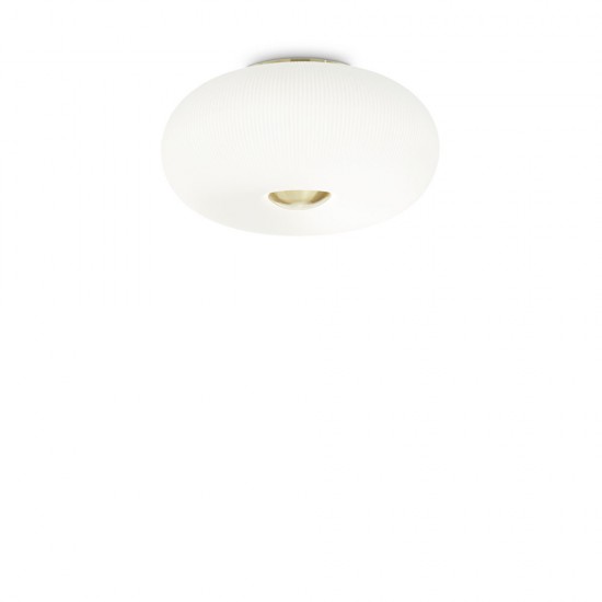 Plafoniera Ideal Lux Arizona Pl3 Gx53, Auriu, 214504, Italia