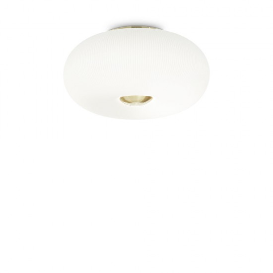 Plafoniera Ideal Lux Arizona Pl5 Gx53, Auriu, 214511, Italia