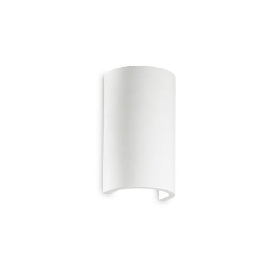 Aplica Ideal Lux Flash Gesso Ap1 Round G9, Alb, 214696, Italia