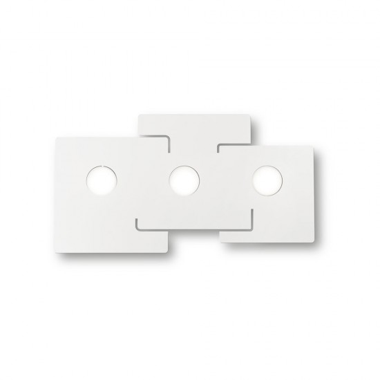 Plafoniera Tehnica Ideal Lux Totem Pl3 Gx53, Alb, 215761, Italia