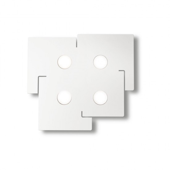 Plafoniera Tehnica Ideal Lux Totem Pl4 Gx53, Alb, 215778, Italia