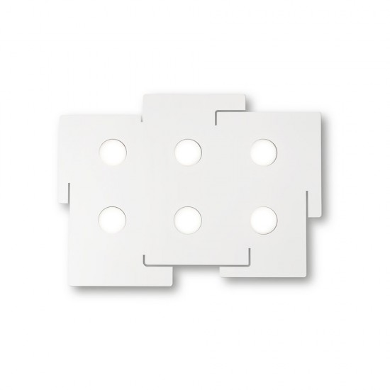 Plafoniera Tehnica Ideal Lux Totem Pl6 Gx53, Alb, 215785, Italia