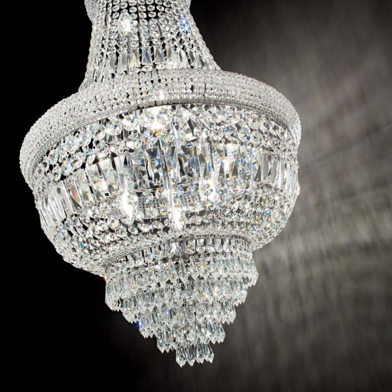 Candelabru Ideal Lux Dubai Sp10 Cromo E14, Crom, 215969, Italia